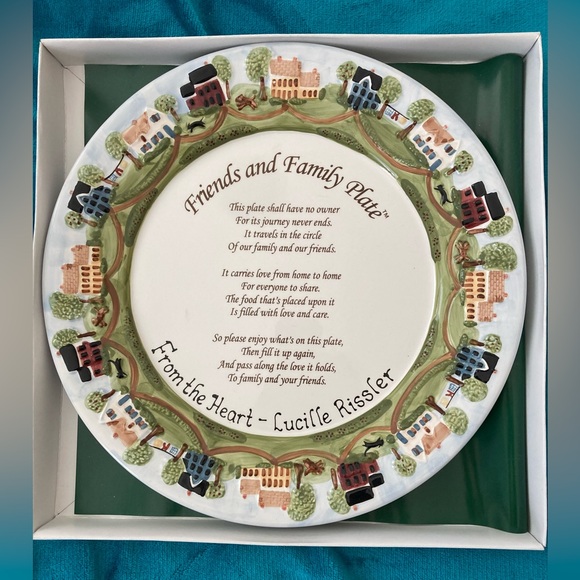 Friends and Family Serving Plate - Multicolor - Picture 1 of 3
